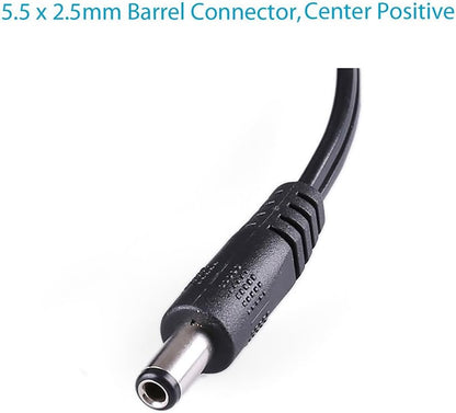 LotFancy 24V 1.5A Electric Scooter Battery Charger for Bladez Ion 150, 350, 450, Elite 250, 350S, EX350, XTR Lite 250, UL Listed, 5.5x2.5 Connector