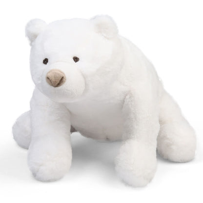 BenBen Polar Bear Stuffed Animal, 18 inch Stuffed Polar Bear Plush Toy, White