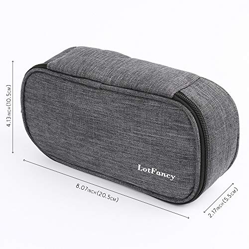 LotFancy Insulin Cooler Travel Case, Insulated Diabetic Medication Cooling Bag with 2 Ice Packs and Temperature Strip - Insulin Pens and Diabetic Supplies Organizer Kit