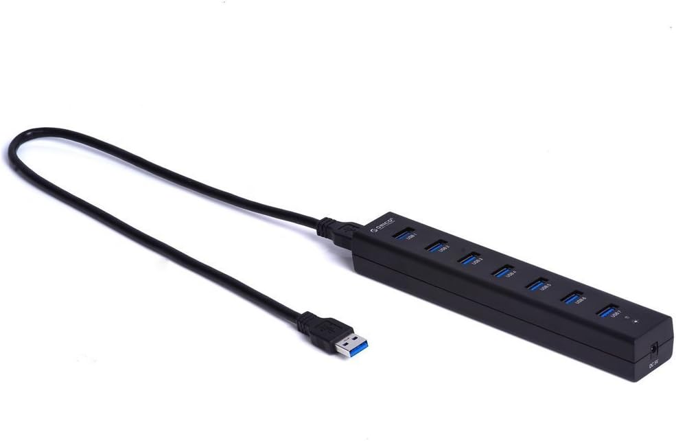 LotFancy 7 Port Superspeed USB 3.0 Hub with 3.3Ft. Cable