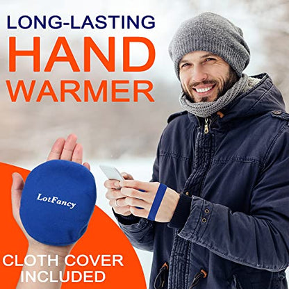 LotFancy Hand Warmer, Reusable Heat Pack, Click Activated, Instant Hot Cold Therapy Compress for Pain Relief