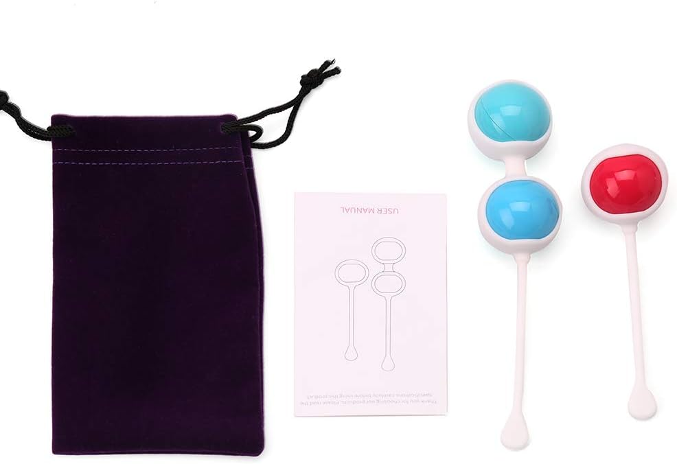 Kegel Balls for Women Tightening, Kegel Weights Exerciser for Beginners or Advanced, Ben Wa Balls Kit for Bladder Control Training, Pelvic Floor Exercises, Pregnancy Postpartum Recovery