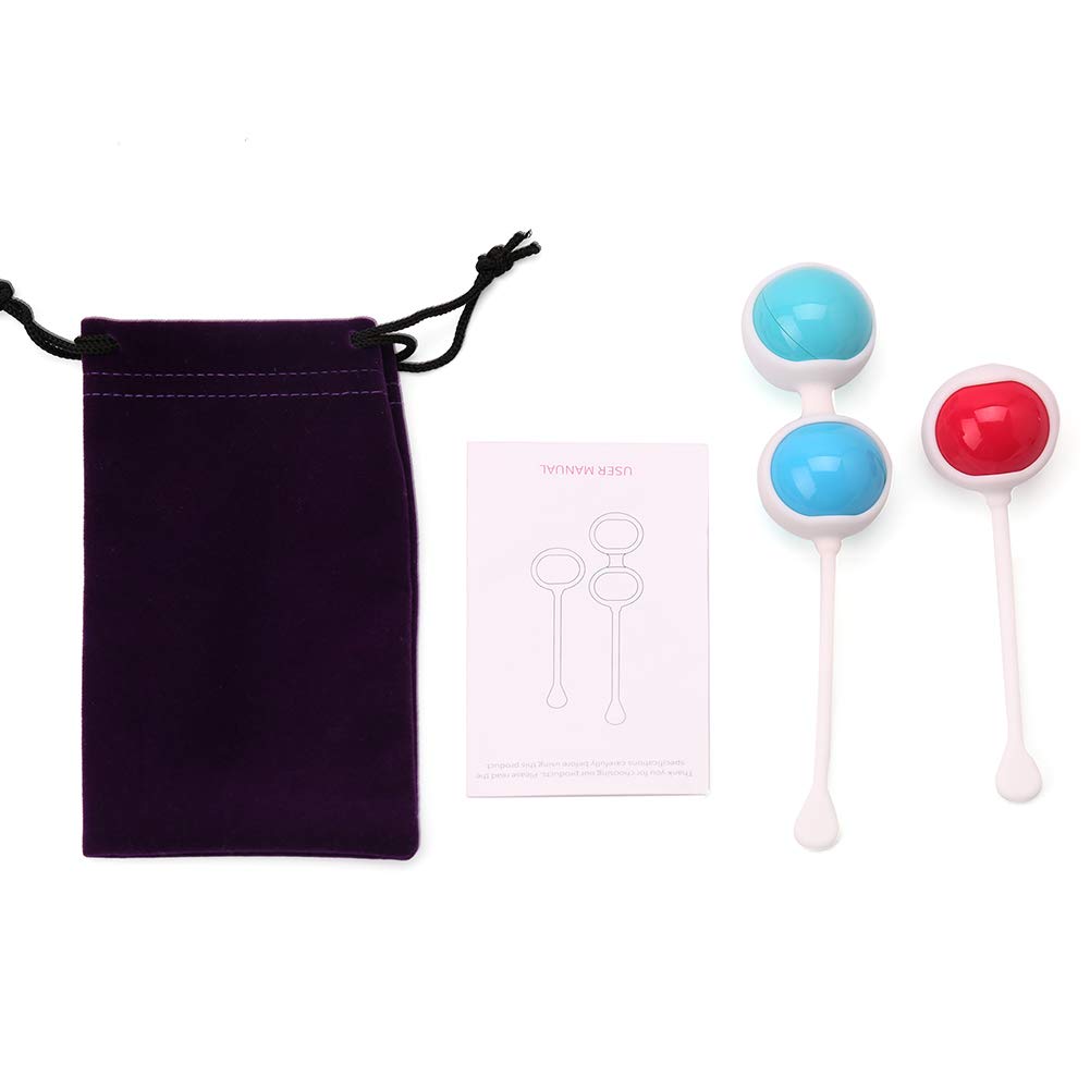 Kegel Balls for Women Tightening, Kegel Weights Exerciser for Beginners or Advanced, Ben Wa Balls Kit for Bladder Control Training, Pelvic Floor Exercises, Pregnancy Postpartum Recovery