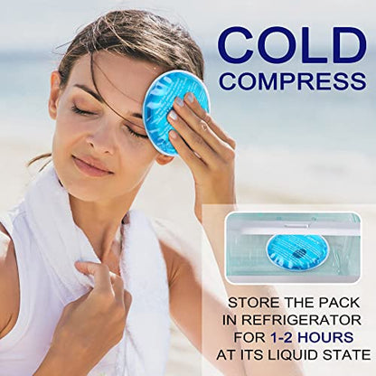 LotFancy Hand Warmer, Reusable Heat Pack, Click Activated, Instant Hot Cold Therapy Compress for Pain Relief