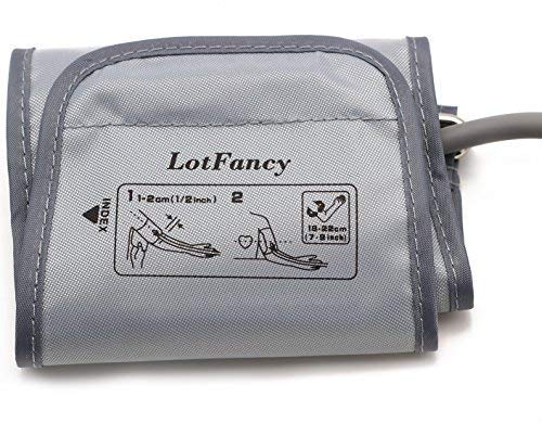 LotFancy Small Cuff Replacement (7"-9") for H-003DS Omron Upper Arm Blood Pressure Monitor HEM-711ACN2 HEM-412C2-Z HEM-747-IC HEM-432CN2 HEM-705CPN, D-Ring Included WMT