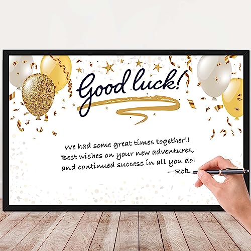 LotFancy Going Away Party Decorations, Jumbo Farewell Card for Coworkers, Happy Retirement Party Supplies, Goodbye Gift Card, Good Luck Office Greeting Card (No Envelope)