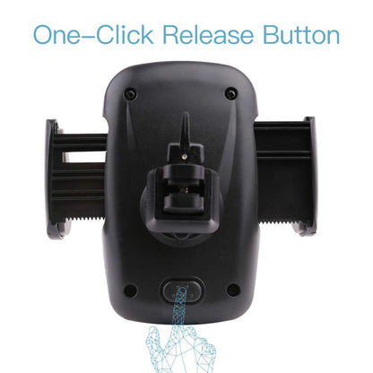 LotFancy Air Vent Car Phone Mount, Universal Cell Phone Holder with 360°Rotation, Mobile Phone Car Mount Cradle with One Touch Design Compatible with Phone 11 Pro Max/XR/XS Max/XS/X/8/8 Plus/7