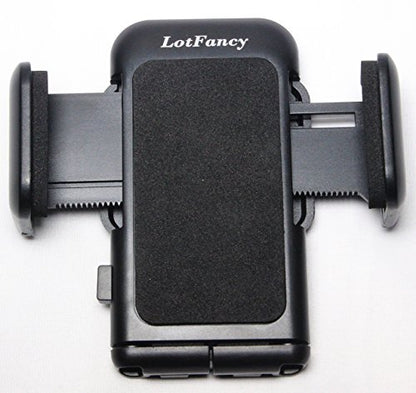 LotFancy Cell Phone Holder, Mobile Phone Car Mount, Universal CD Slot Cradle for iPhone Xs Max XR X 8 7 7Plus 6 6Plus 5S 5 5C Samsung Galaxy S7 Edge 6S 5 Smartphones GPS