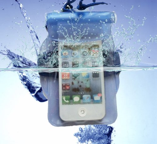 LotFancy 2PCS Color Waterproof Pouch Dry Bag Protector Skin Case Cover for iPhone 5 4 5S 4S 5C