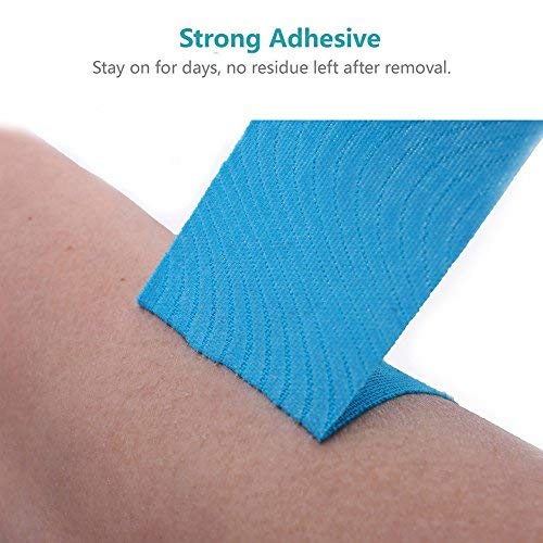 Kinesiology Tape - LotFancy Athletic Sports Tape for Knee Shoulder Elbow Ankle Muscle