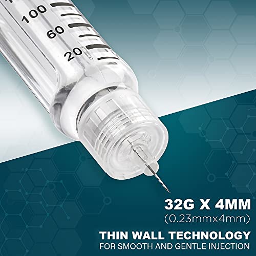 LotFancy Insulin Pen Needles, Pack of 210, 4mm x 32G (5/32”), Diabetic Pen Needles for Insulin Injections