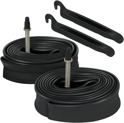 LotFancy 28" 700x35/37/38/40/42/43c Bike Tubes, Packof 2, 700c Road Bicycle Tire Tube
