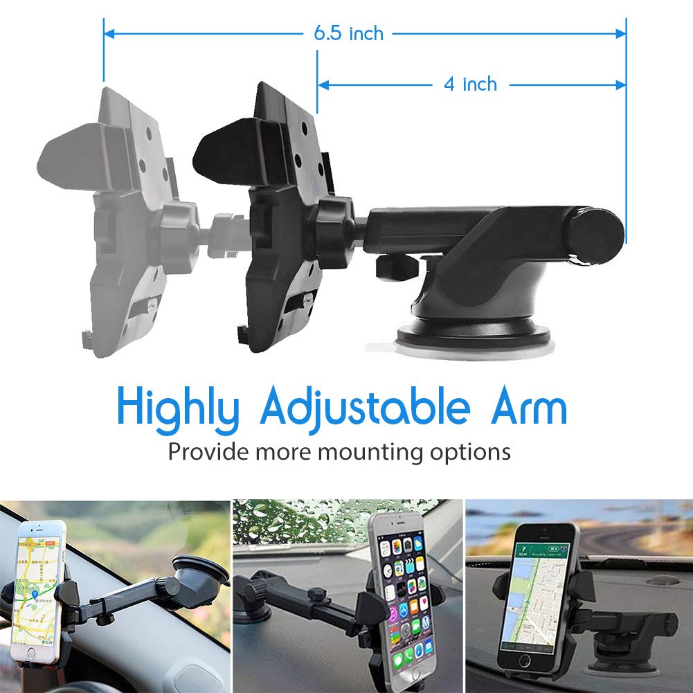 LotFancy Air Vent Cell-Phone Holder for Car