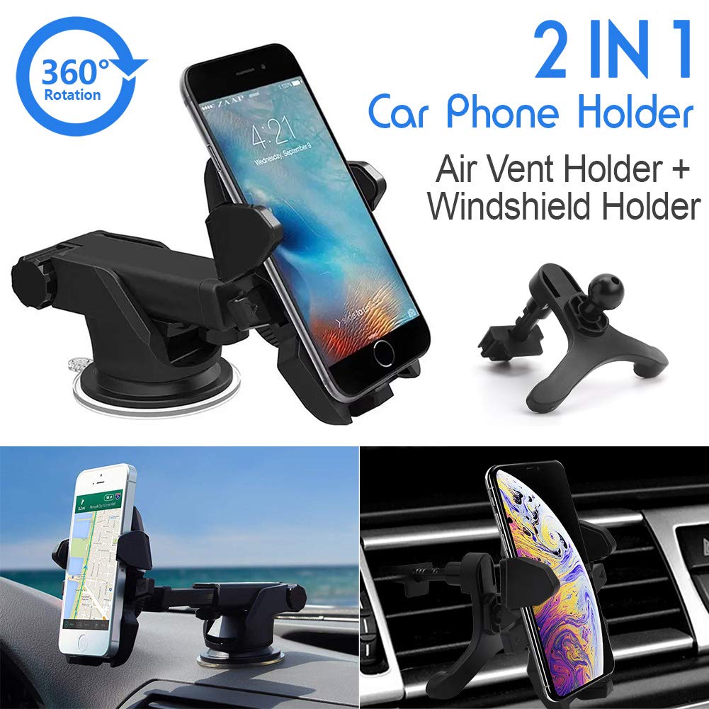 LotFancy Air Vent Cell-Phone Holder for Car