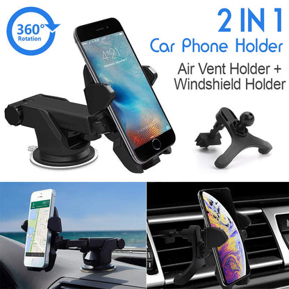 LotFancy Air Vent Cell-Phone Holder for Car