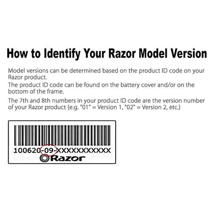 LotFancy 24V Control Module for Razor Dirt Quad Version11+, With 5 Connectors, 6 Pins Throttle, Part Number: W25143069015, Model: HB2430-TYD6-FS-ROHS
