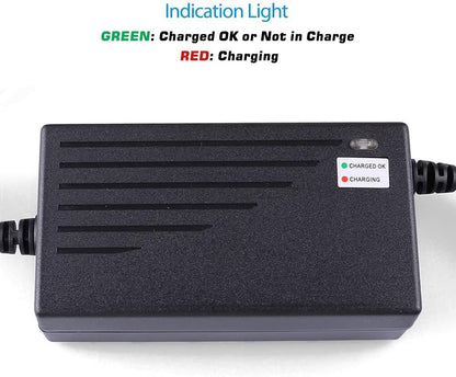 LotFancy 36V 1.5A Battery Charger for Razor MX500, MX650, GT GT750, IZIP I600, I750, I1000, Mongoose M750, X-Treme X-600, Schwinn S600 S1000 ST1000 Stealth X1000, UL Listed