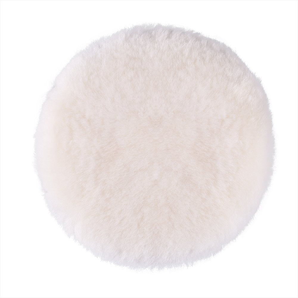 LotFancy Lambs Wool Hook and Loop Polishing Pad