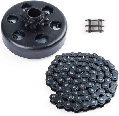 LotFancy Go Kart Clutch 3/4 Bore 10T with #40 41 420 Chain, Centrifugal Clutch Fit for Go Kart Minibike MB165 & MB200, Up to 6.5HP, 1pc Connecting Link Included