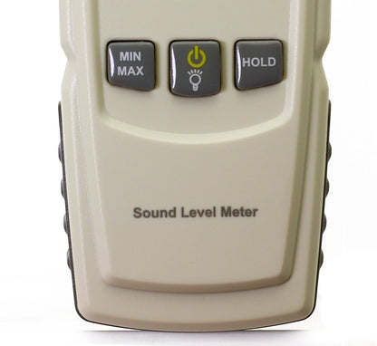 LotFancy Decibel Meter Sound Level Reader, DB SPL Meter Noise Detector, Range 30dba - 130dba with Max/Min Data Hold Function, Large Backlit LCD Display, Self-Calibrated Batteries Included