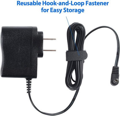 Power Supply for Stainless Steel Trash Can, 6V 500mA AC DC Adapter Compatible with iTouchless Automatic Touchless Sensor Trash Can 2.5 to 23 Gallon Models, UL Listed