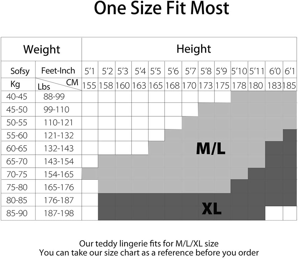 LotFancy Teddy Lingerie for Women, Lace One-Piece Honeymoon Lingerie, Stretchy for Plus Size, Deep V Halter, Black Women Bodysuit