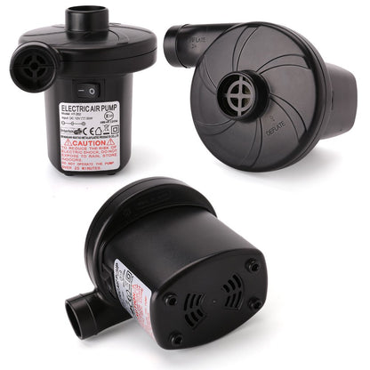 LotFancy Electric Air Pump, 12V DC Air Pump for Inflatables, Portable Inflator/Deflator Pumps for Kayaks, Outdoor Camping, Air Mattress, Air Bed Raft Pool Toys, with 3 Nozzles, Quick-Fill