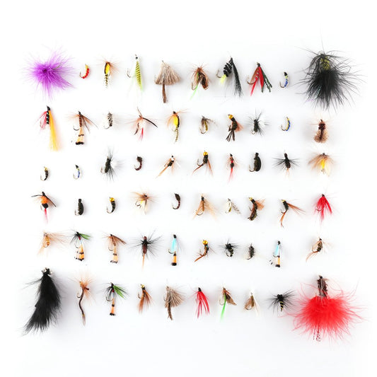 LotFancy Fly Fishing Lures Kit with Tackle Box, Dry/Wet Flies,Nymph Flies, Wooly Bugger Flies, Streamers, Emergers, Caddis Fly Assortment for Trout Bass Salmon