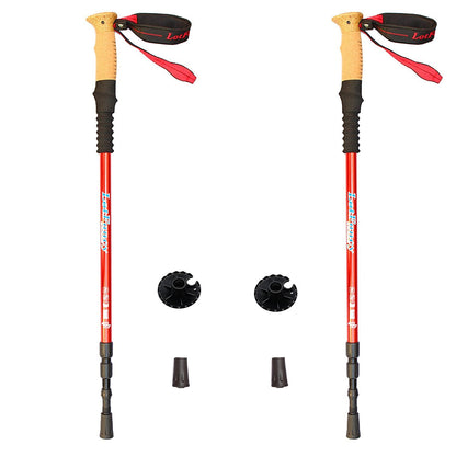 LotFancy Trekking Poles - Ultralight Walking Hiking Sticks, Adjustable Trail Poles for Women Men