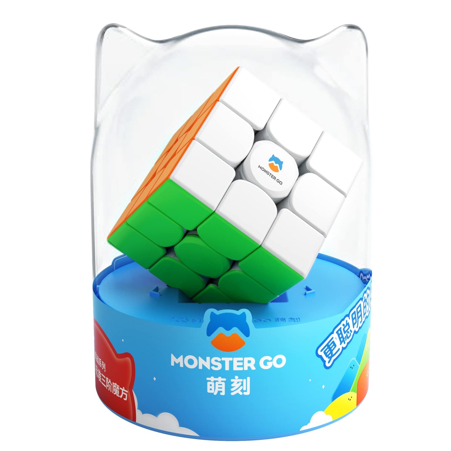 GAN Monster Go Magnetic Speed Cube 3x3, with Premium Package, 3x3x3 Magic Cube, MG3 Learning Series Puzzle Toy