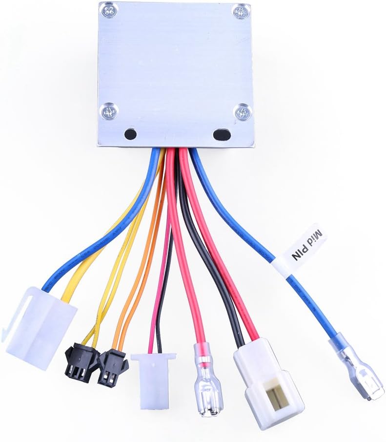 LotFancy 12V Controller for Razor Power Rider 360 Electric Tricycle, 7 Connectors, Replacement Part Number W20136401015, Model ZK1218D-Rohs