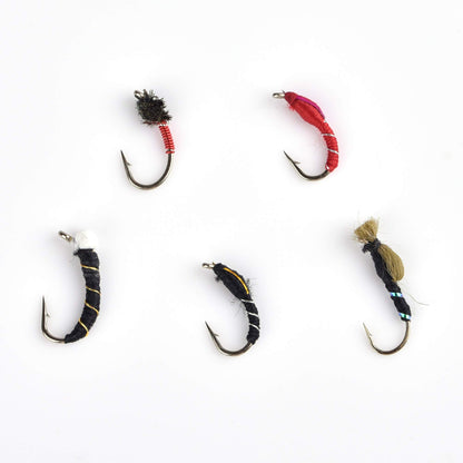 LotFancy Fishing Flies Assortment, 30 PCS Dry Flies Kit with Tackle Box, Nymph Flies, Wooly Bugger Flies, Streamers, Emergers, Caddis Fly Assortment for Trout Bass Salmon