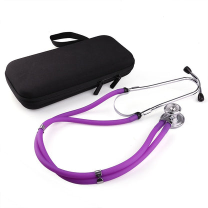 Sprague Rappaport Stethoscope by Lotfancy, Dual Head Diaphragm Bell for Adults, Pediatrics, Infants, Hard Case Included