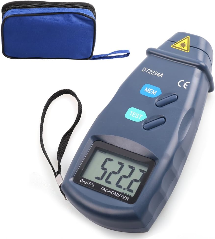 LotFancy® Digital Photo Tachometer Non Contact Tach
