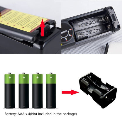 LotFancy Freon Leak Detector for Halogen Gas Leakage, Refrigerant HVAC Leak Detector for CFCs HCFCs HFCs R134a R1234yf R410a R22 R11 Tester, High Accuracy, with Indicator Light