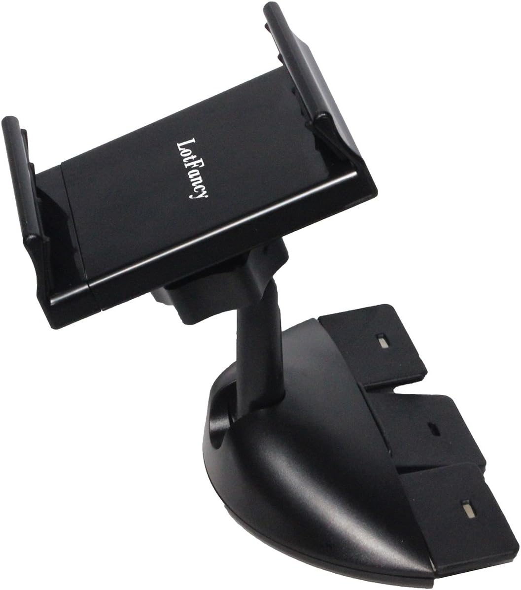 LotFancy® Universal CD Slot Mount Holder Cradle for Smartphone iPhone Samsung Galaxy,GPS