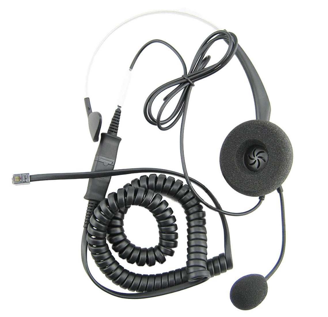 LotFancy QD Quick Headset Disconnect Cable Plus (+) Headset Headphones