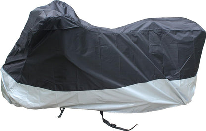 LotFancy Waterproof Motorcycle Cover, Lightweight Outdoor Protection from Rain UV Snow Dust Wind Proof Fits up to 89-Inch Scooter Bike, Motors, Dirt Bike and Road Bike, Choppers and Cruisers