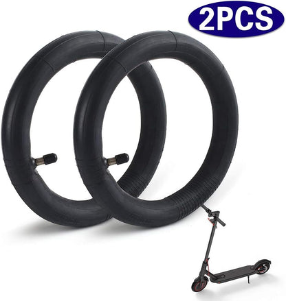 LotFancy 8.5 Inch Inner Tube for Xiaomi M365 Electric Scooter, 8-1/2"x 2" Inflatable Tire Tube With Straight Valve Stem, 2 Pack