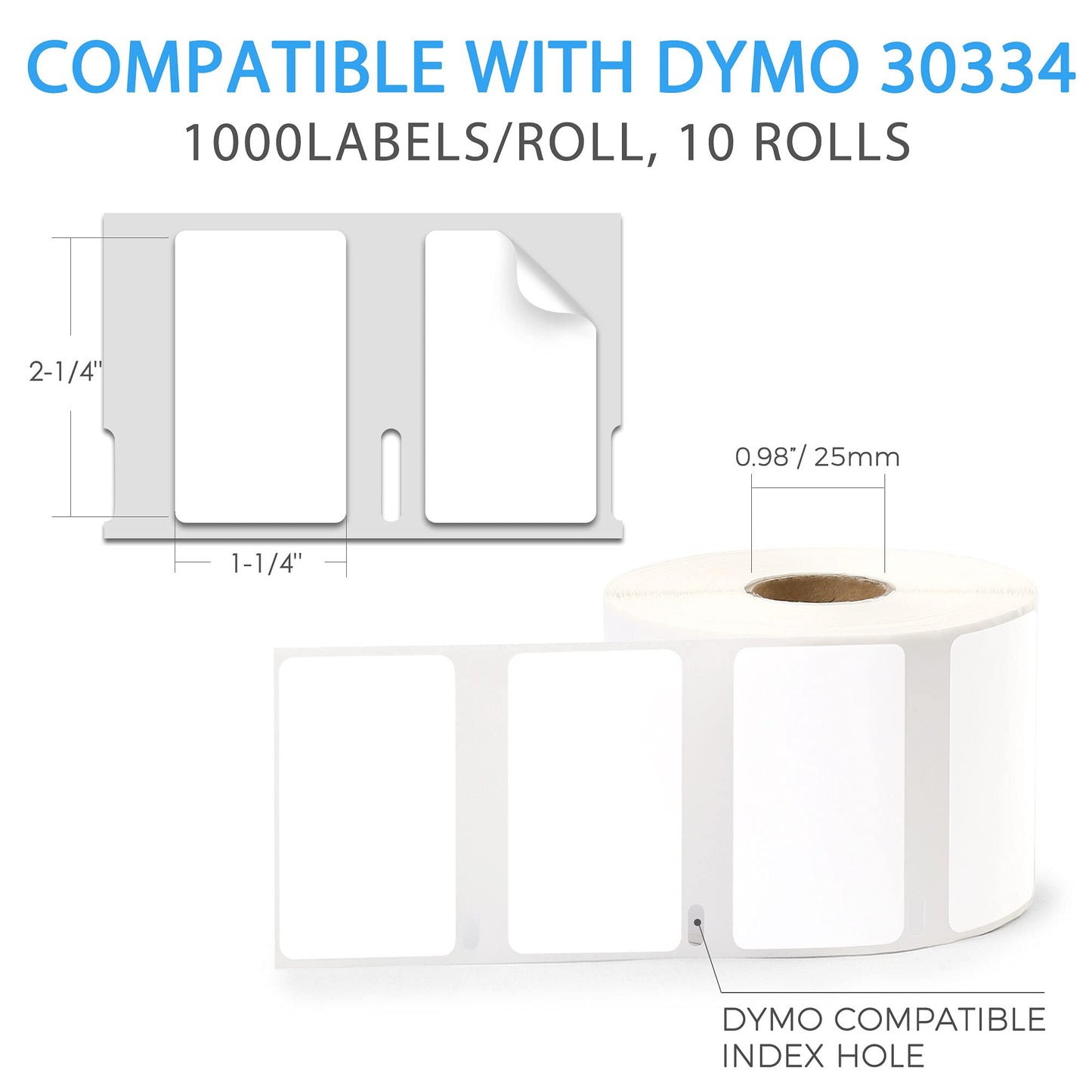 White Multi-Purpose Labels for LabelWriter Label Printers