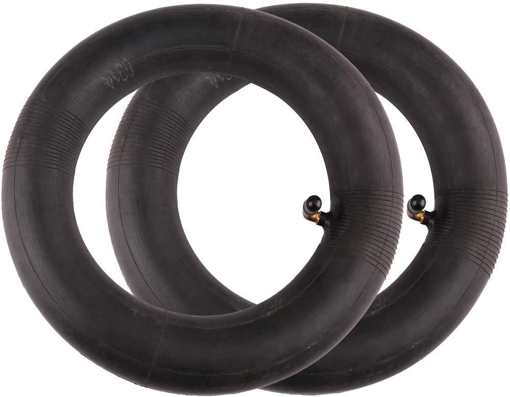 LotFancy 10x2 Inner Tube for Baby Stroller, Angled Valve, 2Pcs 10 x 1.90/1.95/2.125/2.25 Tube for Schwinn Tricycle Roadster, Tricycle, Baby Jogger Swagtron Swagcycle Trike