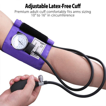 LotFancy Aneroid Sphygmomanometer with Stethoscope Kit