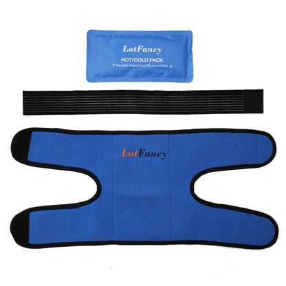 LotFancy Gel Ice Pack with Shoulder Wrap, Hot Cold Pack Therapy, 11x5 in