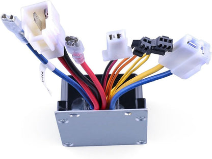 LotFancy 12V Controller for Razor Power Rider 360 Electric Tricycle, 7 Connectors, Replacement Part Number W20136401015, Model ZK1218D-Rohs
