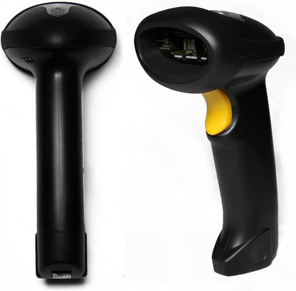 LotFancy 2.4G USB Wireless Barcode Scanner Reader - Cordless Automatic Laser Handheld Bar Code Reader, Portable and Rechargeable