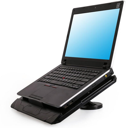 Laptop Cooler Cooling Pad for 10"-15" Notebook - Adjustable Chill Mat Stand with 2 LED Fans by LotFancy