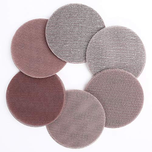 5 Inch Mesh Abrasive Sanding Discs, 60/80/120/180/240/320 Assorted Sandpaper