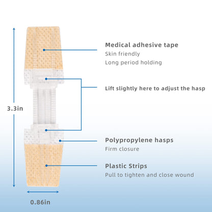 Emergency Laceration Closure Kit for Lacerations and Cuts