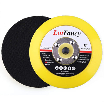 LotFancy Lambs Wool Hook and Loop Polishing Pad