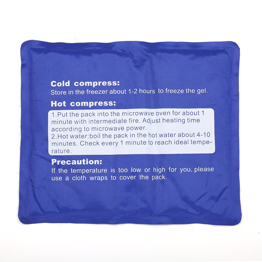 Reusable Gel Ice Pack for Hot Cold Therapy by LotFancy, Ideal for Injuries First Aid Back Shoulder Neck Head (11.5 x 9.5 Inches)